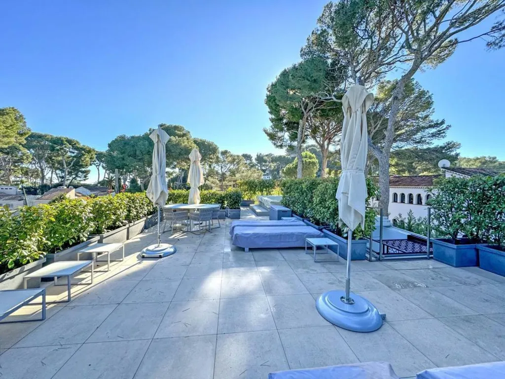 Terrace - 1950s Villa with Sea View in Cap d'Antibes
