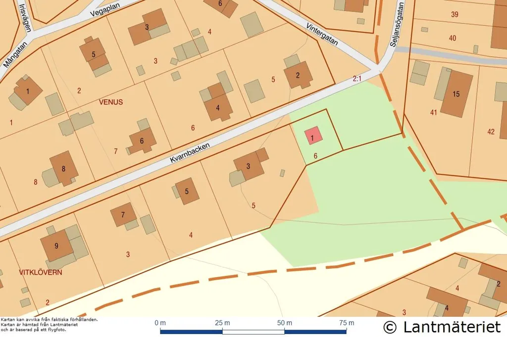6-toaline maja asukohas Sandvikens kommun