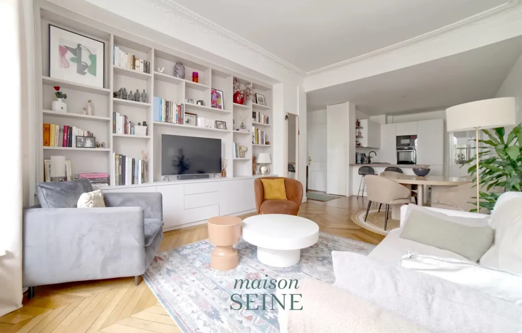 Elutuba - 5-toaline korter asukohas Neuilly-sur-Seine