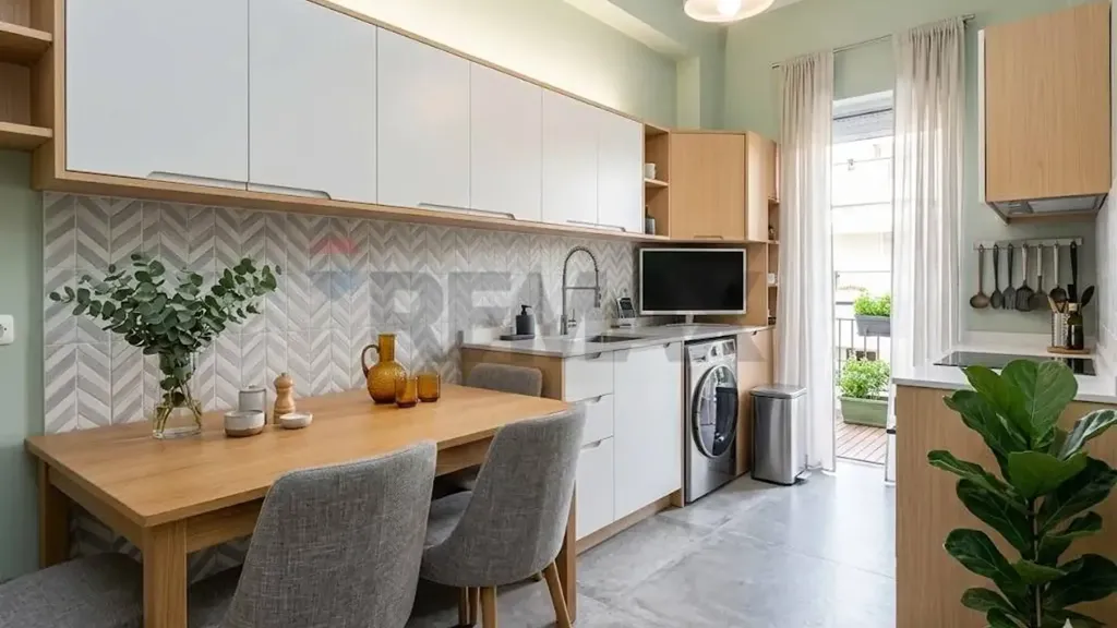 Köök - Apartment with Balcony Views in San Giovanni la Punta