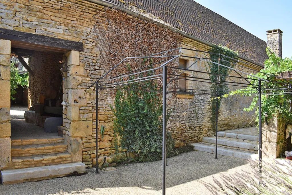Garden - Stone Farmhouse with Multiple Buildings in Saint Genies