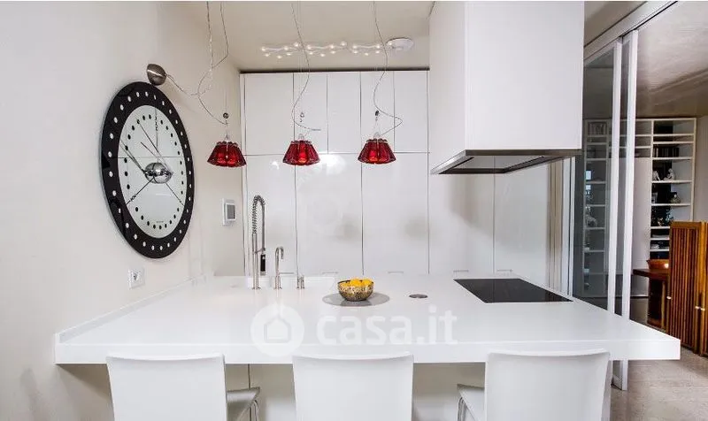 Kitchen - Architectural Villa with Private Garden in Merate