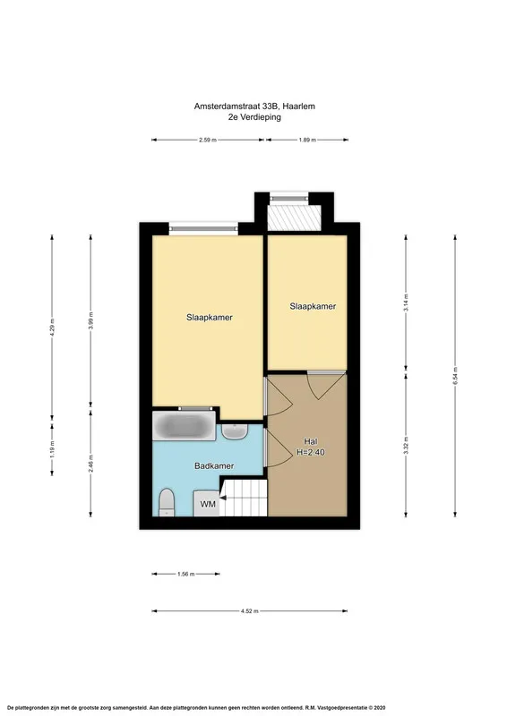 Plan - Light and Spacious Apartment in Haarlem