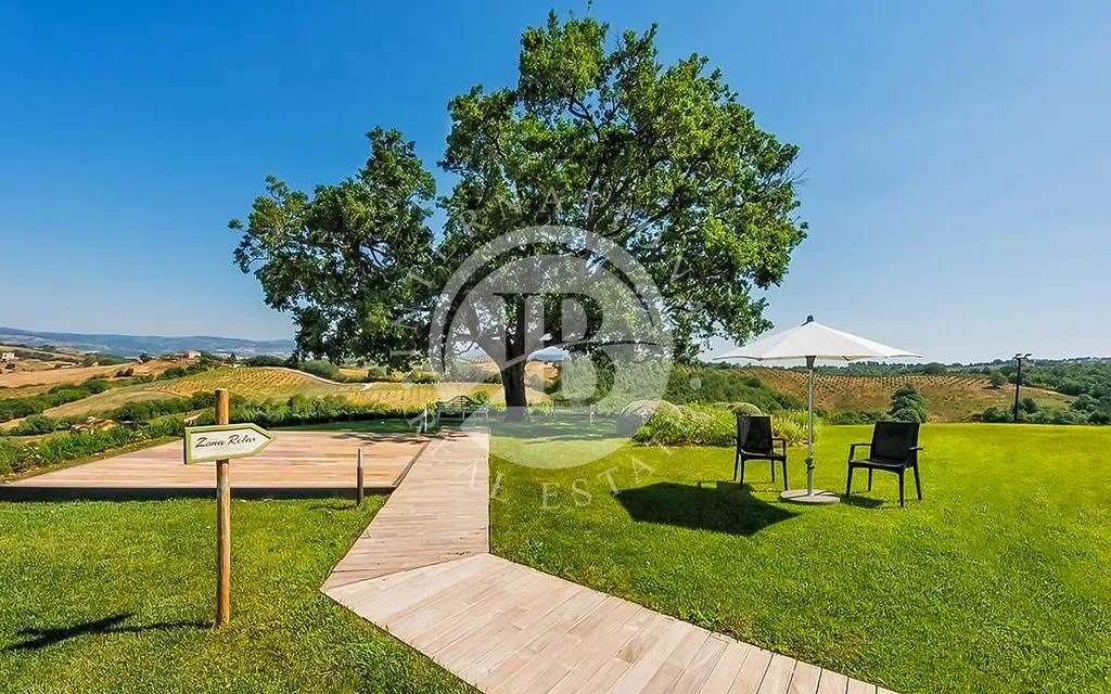 Jardín - Luxury Villa with Panoramic Pool in Manciano, Tuscany
