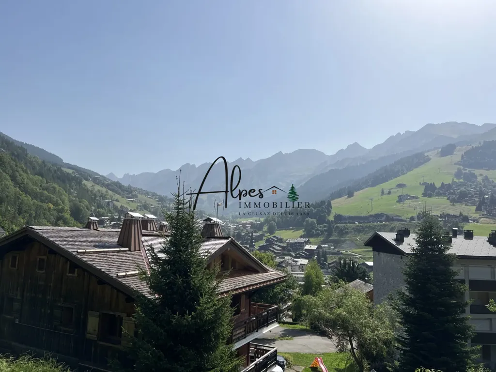 Balcon - Chalet Rénové avec Vue Panoramique à La Clusaz