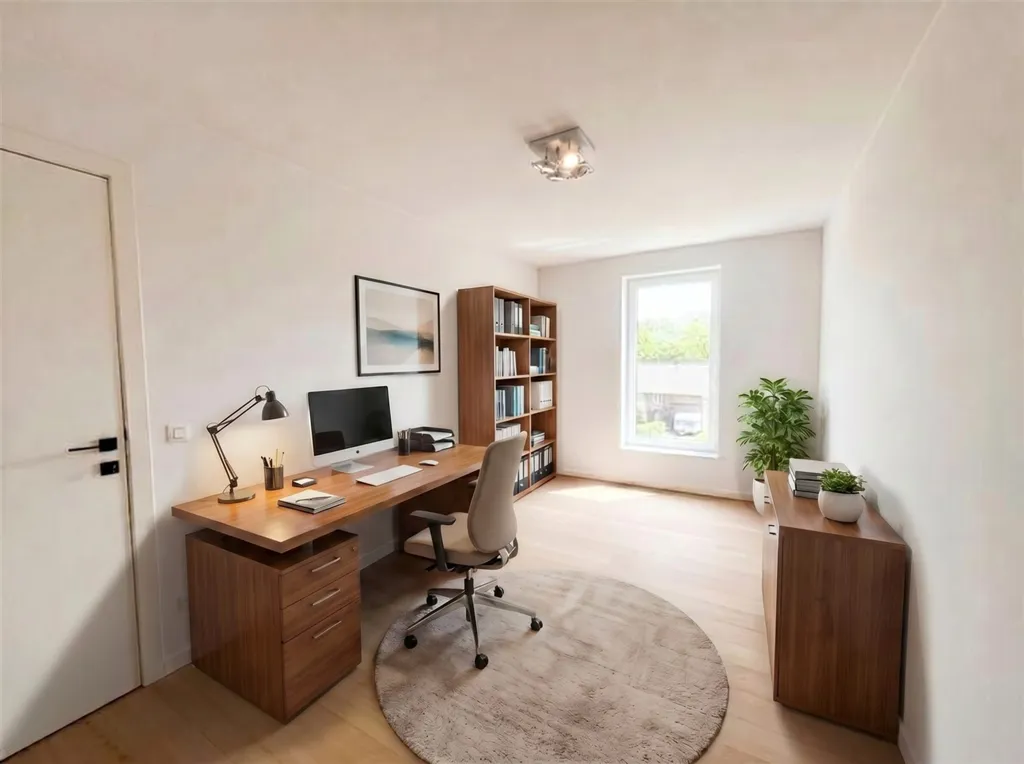 Office - Contemporary House with Garden in Korbeek-Dijle