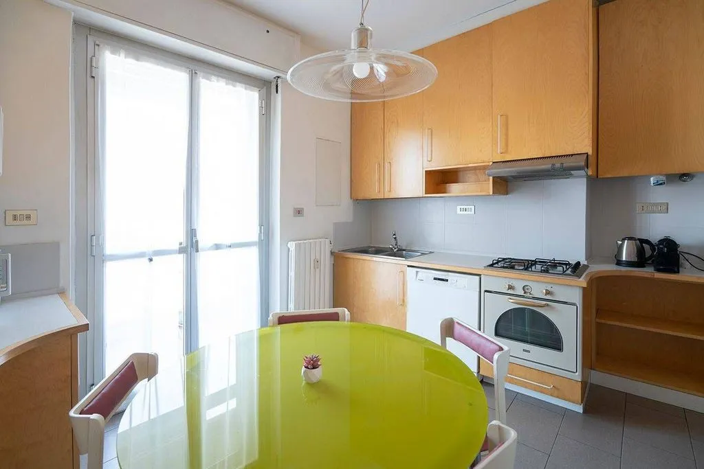 Köök - Luxury Apartment with Garden Views in Milan