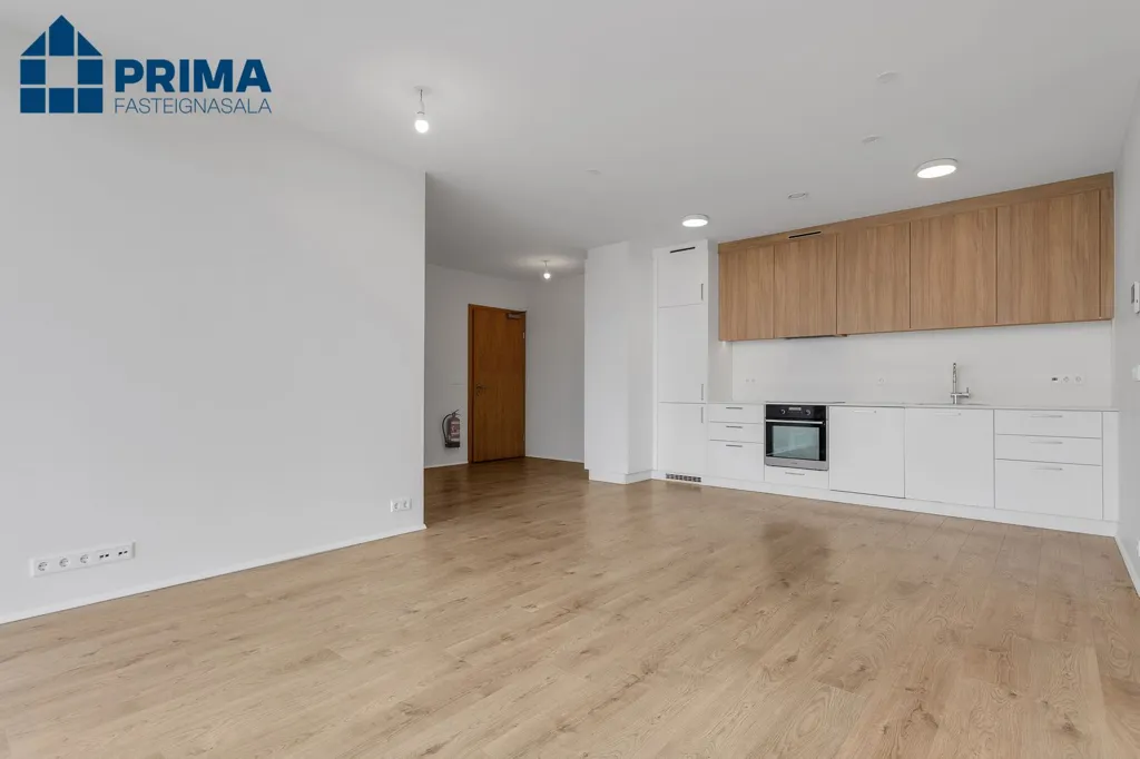 Cucina - Apartment with Balcony in Kópavogur