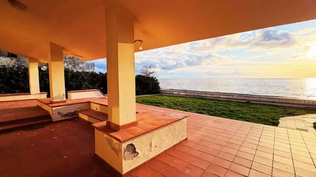 Terrasse - Villa with Sea View in Belvedere Marittimo