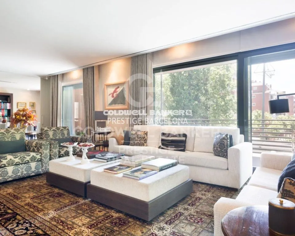 Soggiorno - Luxury Flat with Terrace in Sarria, Barcelona