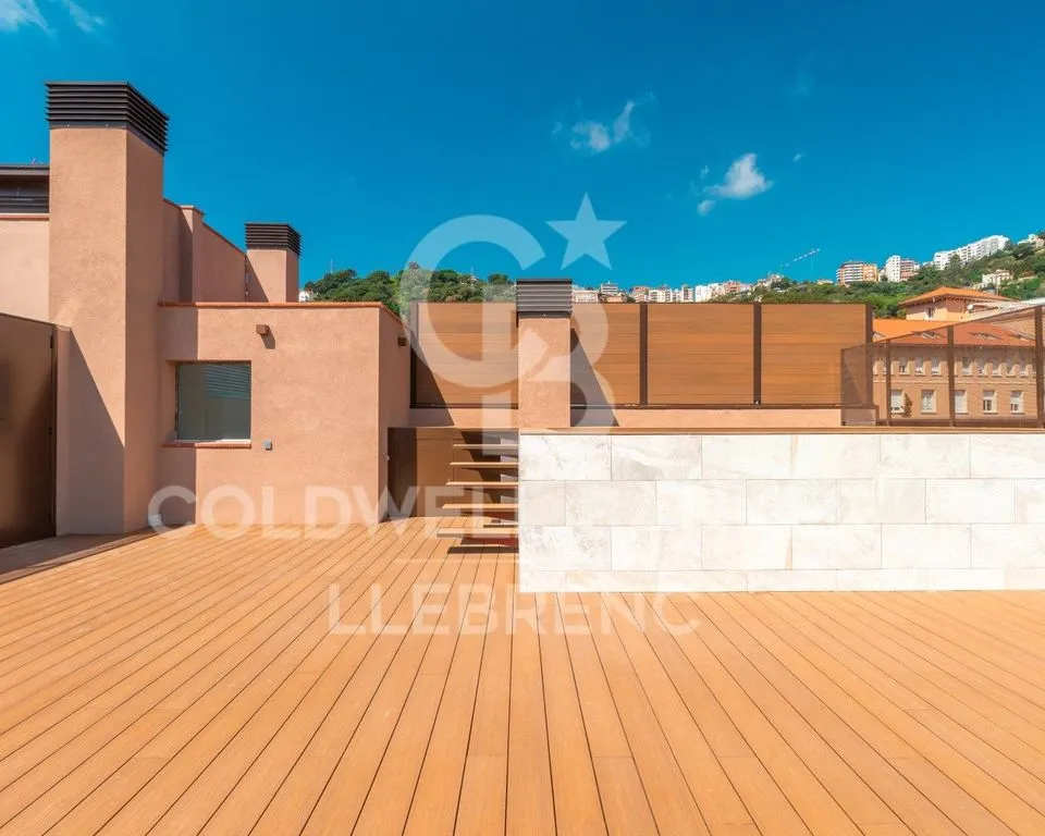 Terrasse - New Build Penthouse with Terrace in Vallvidrera