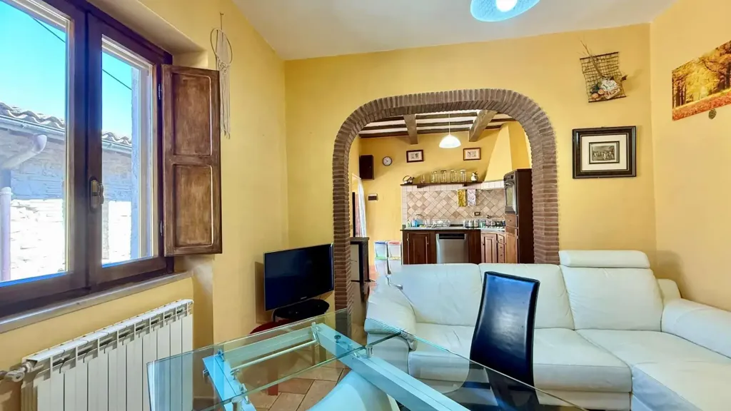 Séjour - Rustic Apartment with Panoramic View in Baschi