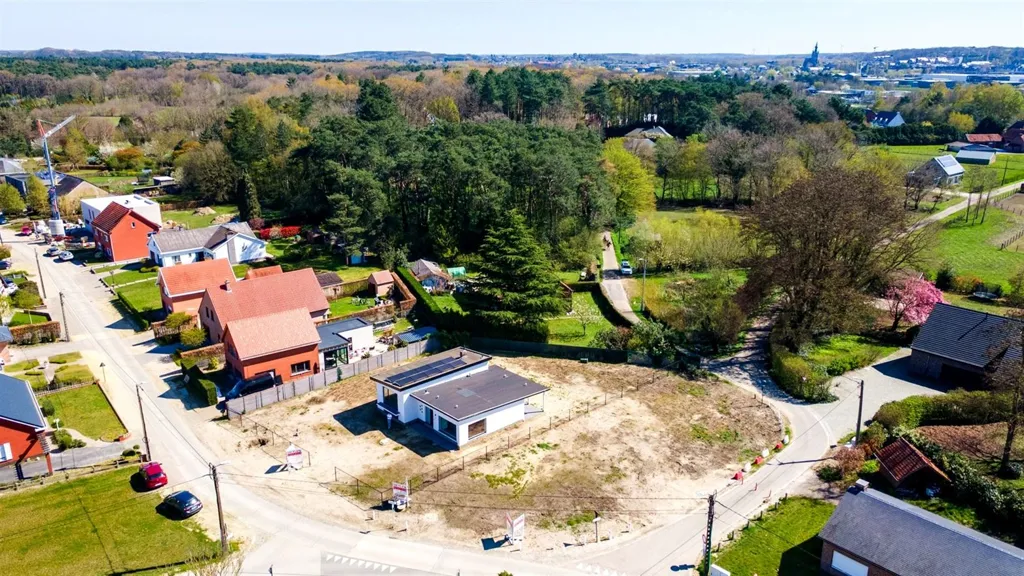 Õhuvaade - Residential Plot with Corner Location in Begijnendijk