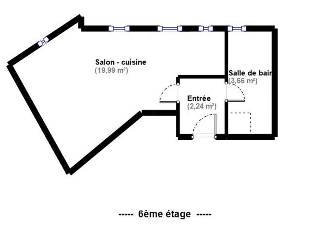 Plaan - Studio with Lift on Avenue de Paris, Vincennes