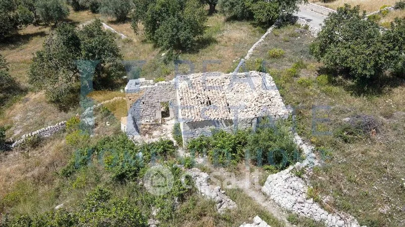 Aerial - Rustic Cottage with Olive Grove in Modica