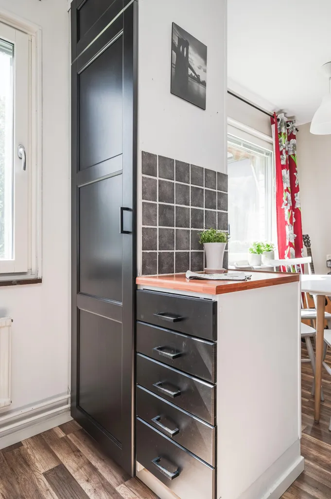 Kitchen - Apartment with Balcony near Borlänge Centre