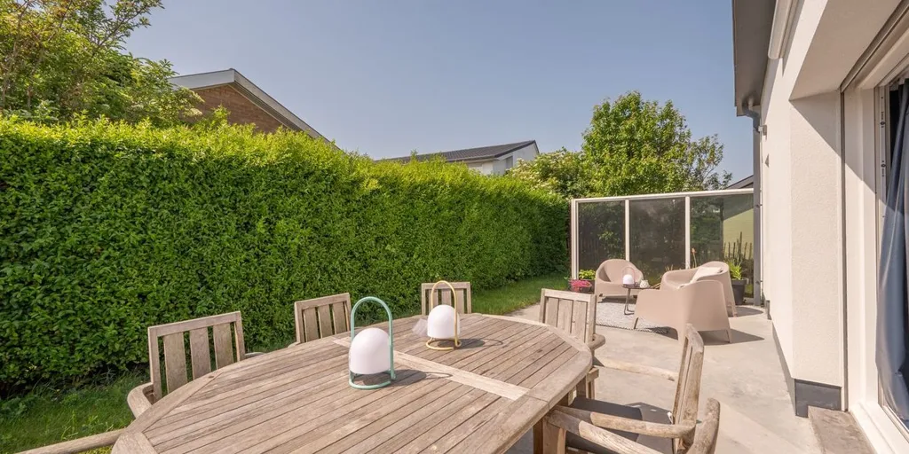 Terrasse - Appartement avec Vue sur la Nature à Wenduine