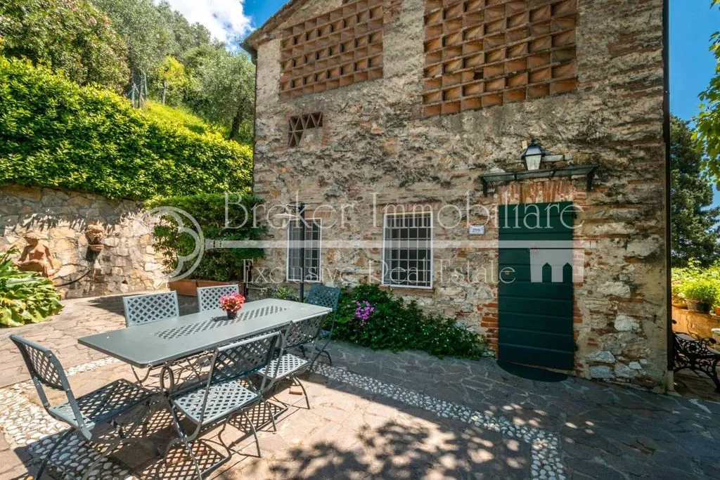 Terrasse - Rustic Tuscan Casale with Pool in Massarosa
