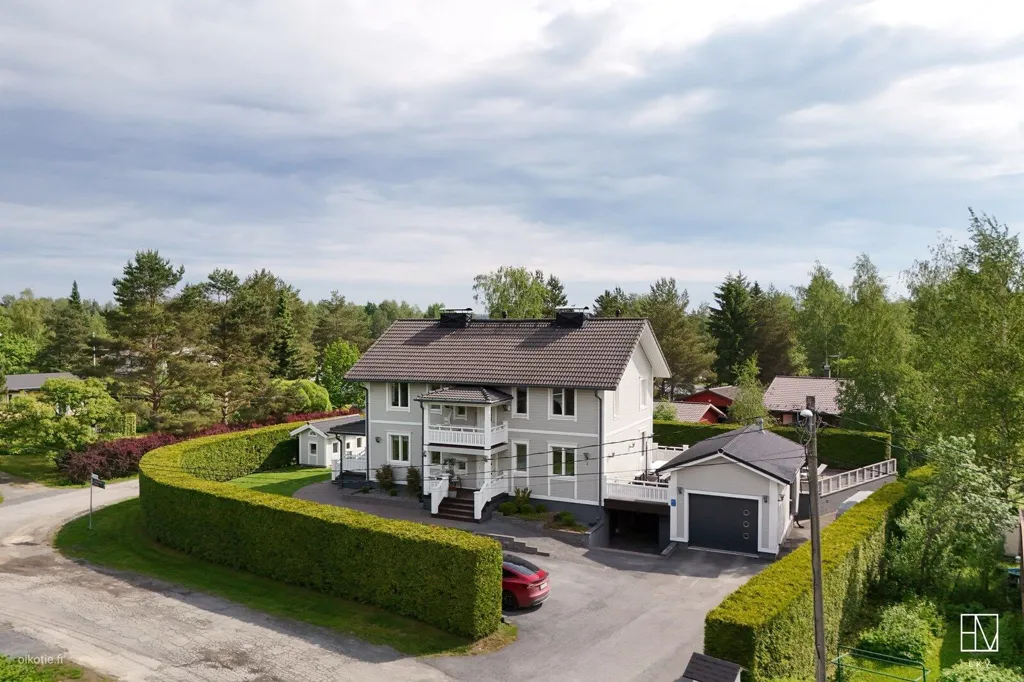 Vue aérienne - Converted Loft with Sauna in Lempäälä