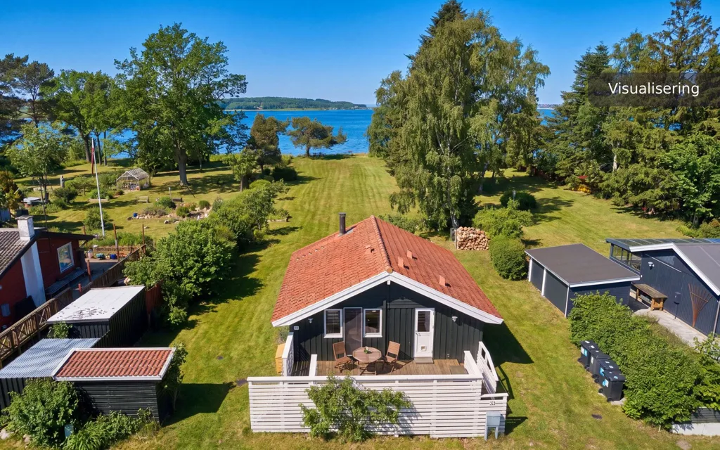 Vue aérienne - Maison 3 pièces à Jægerspris