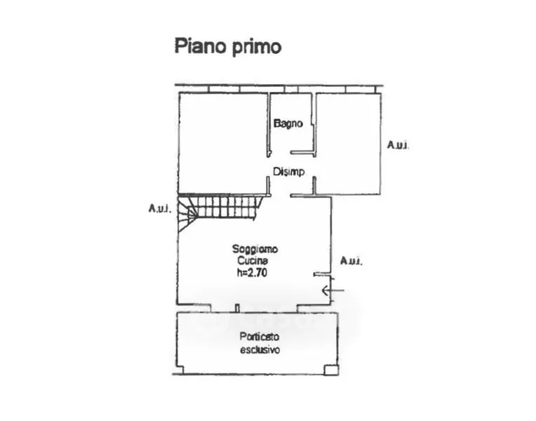 Planimetria - Trilocale with Pool in Sirmione