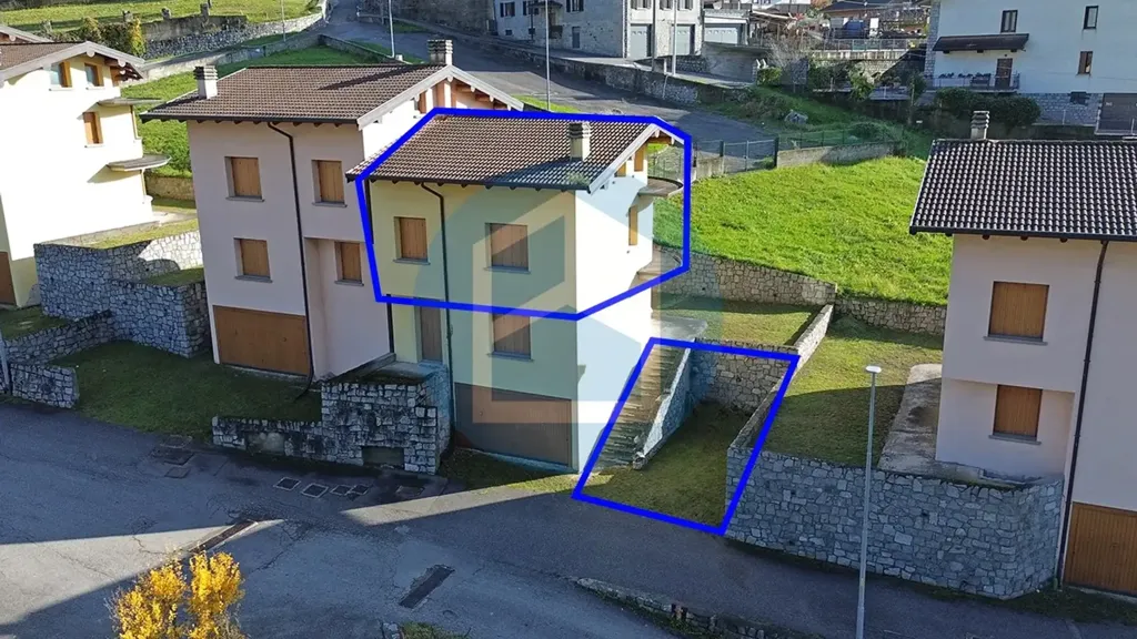 Vista aerea - Appartamento con giardino e terrazzo a Niardo