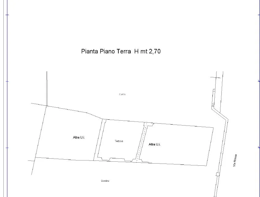 Plan - Rustic House with Panoramic View in San Sebastiano da Po