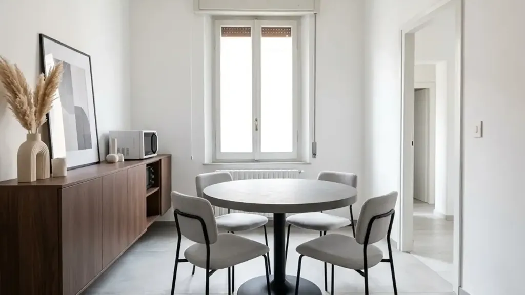 Salle à manger - Trilocale with Balcony in Parma