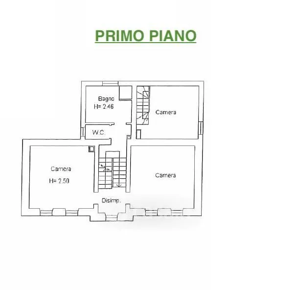 Planimetria - Panoramic Villa with Garden in Paularo