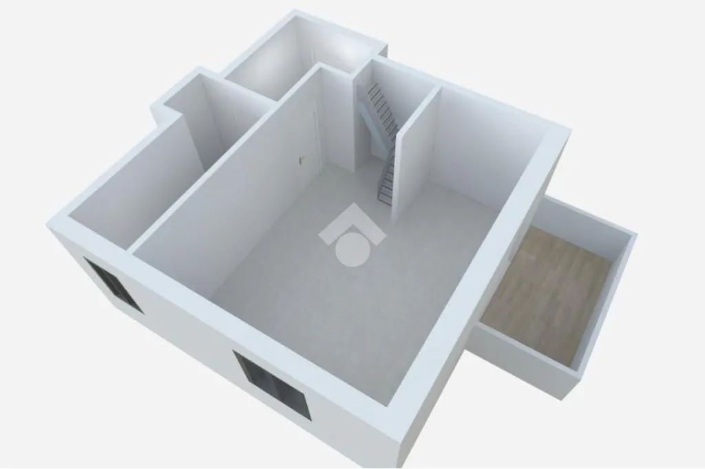 Floor Plan - Modernised Studio with Balcony in Gambettola