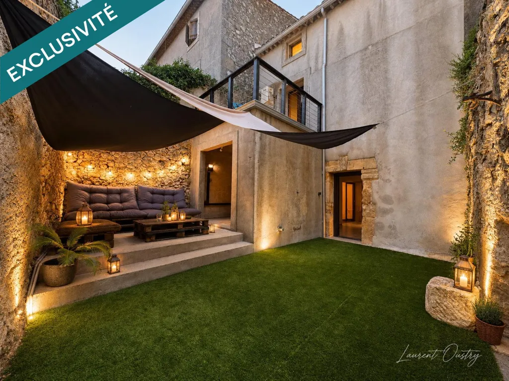 Garden - Charming House with Courtyard in Salles-d'Aude