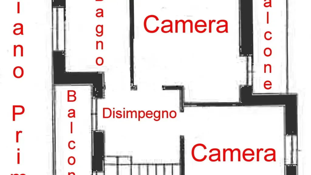 Plaan - Detached Villa with Private Garden in Cigliano