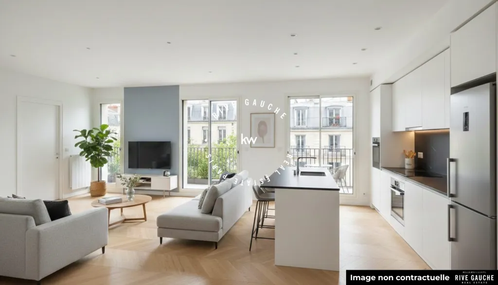 Soggiorno - Luxury Flat with East-West View in Paris