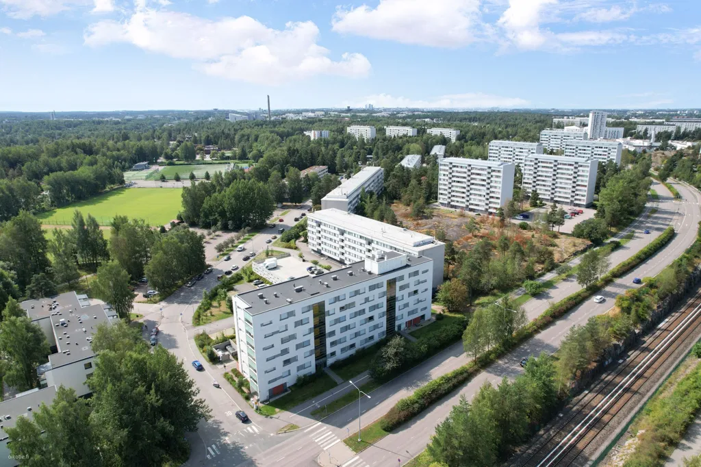 Vue aérienne - Apt with Balcony in Kontula, Helsinki