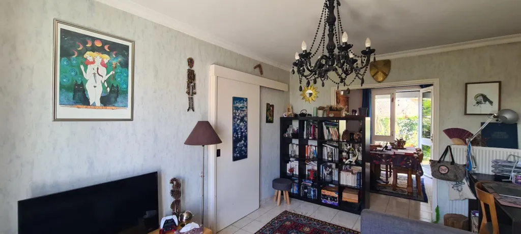 Soggiorno - Ground Floor House with Terrace in Clisson