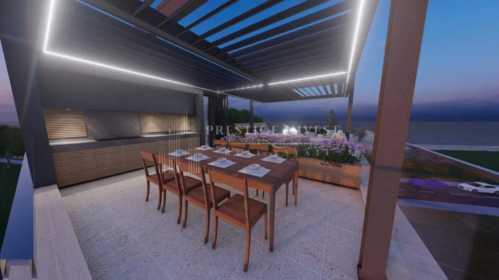 Terrace - Modern Apartment with Sea View in Sukošan