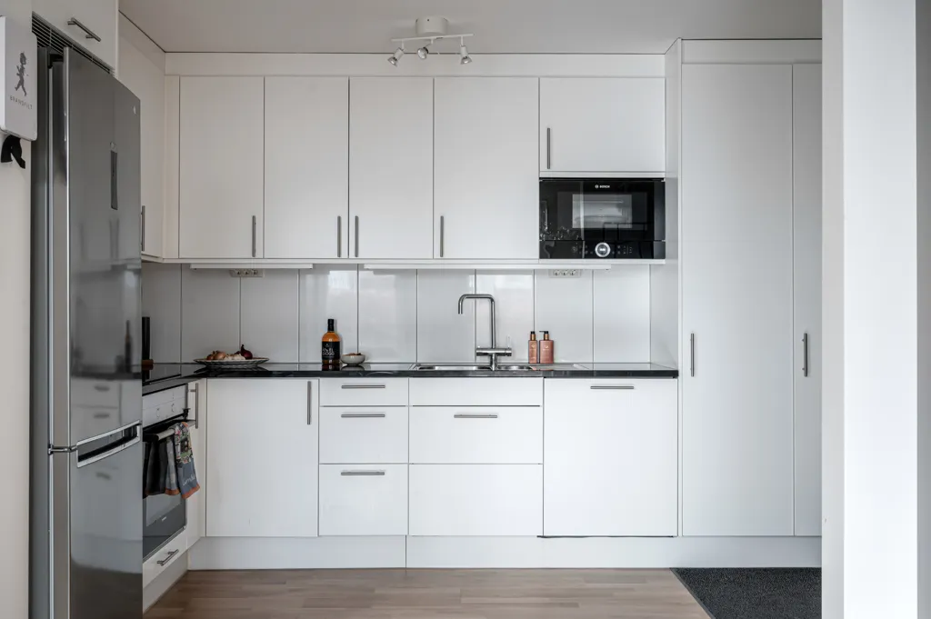 Köök - Modern Flat with Garden in Sockerbruket