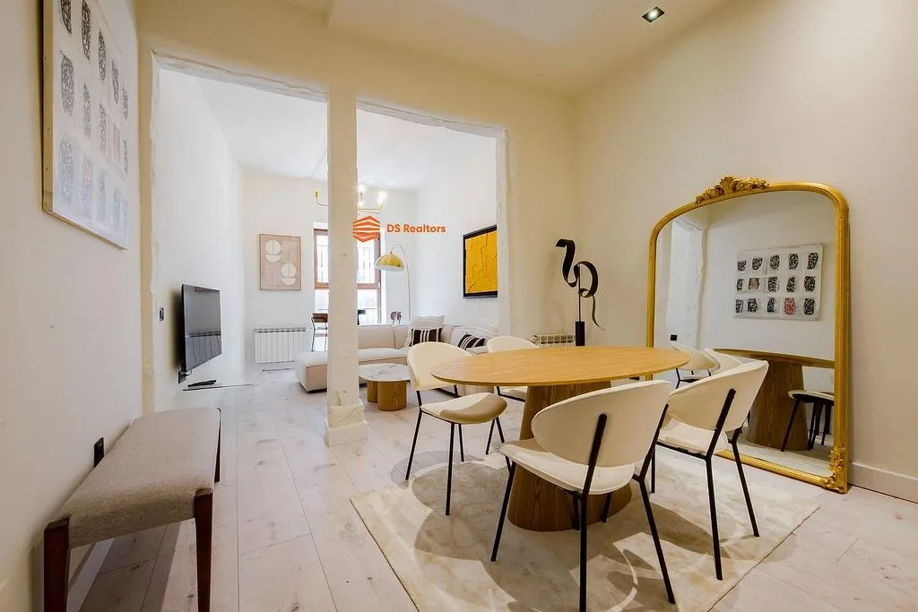 Salle à manger - Luxury Apartment with Rustic Elegance in Madrid