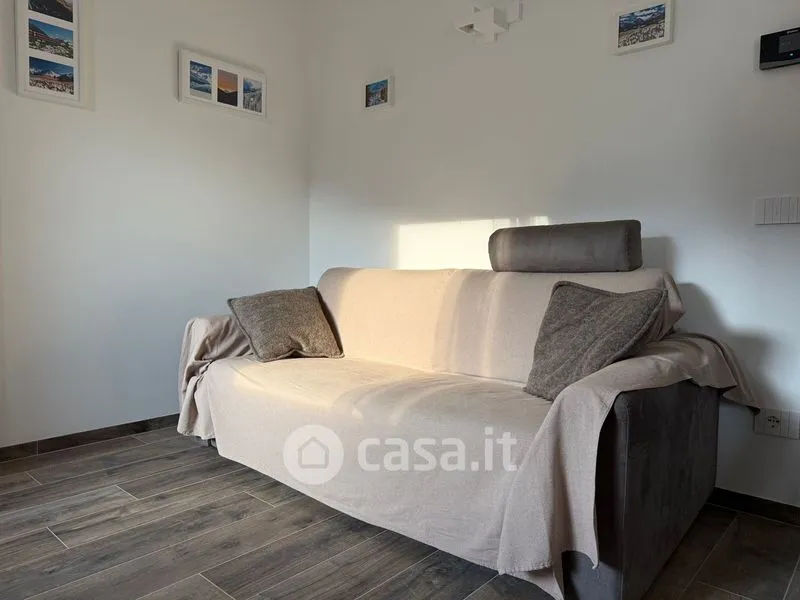 Soggiorno - Rustic Bilocale with Panoramic Terrace in Valdidentro