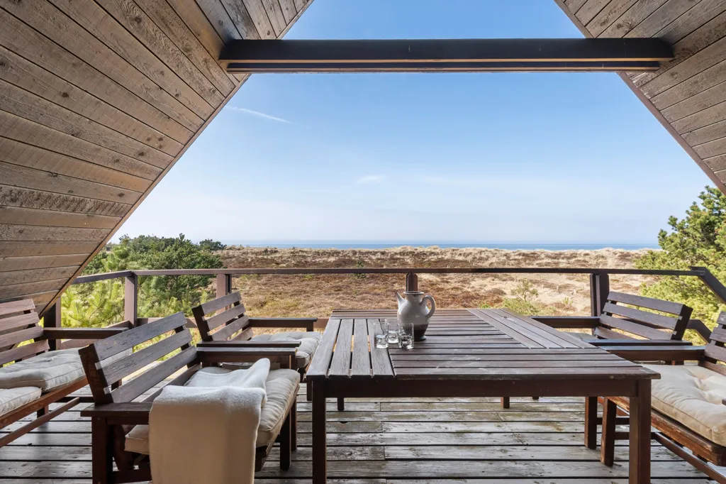 Terrace - Cottage by Gudmindrup Strand in Højby