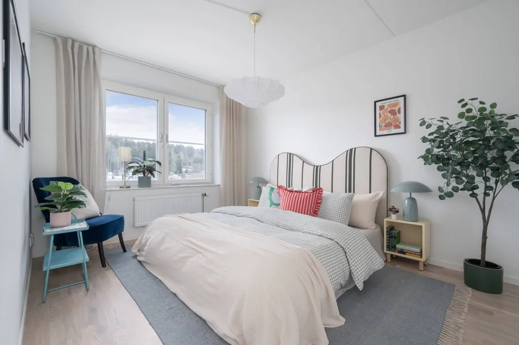 Chambres - Modern Apartment with Lakeside Terrace in Sollentuna