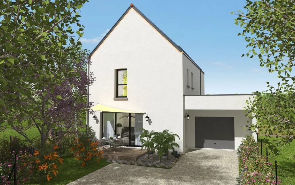 Contemporary House Project with Garden in Bourgbarre