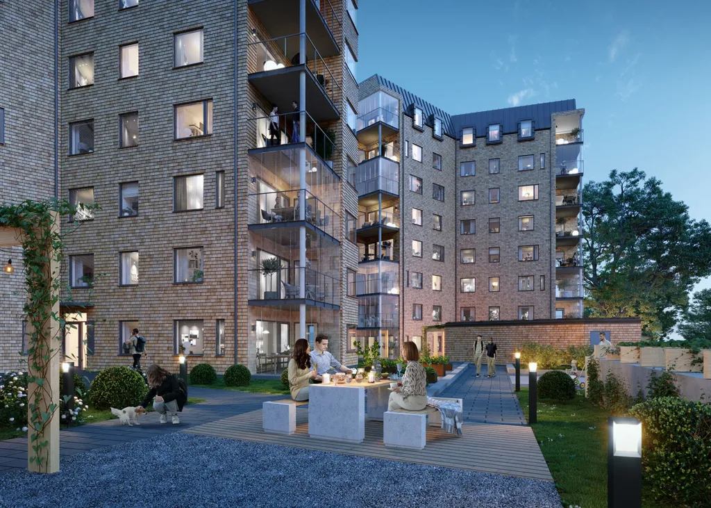 Jardin - New Build Apartment with Balcony in Jönköping