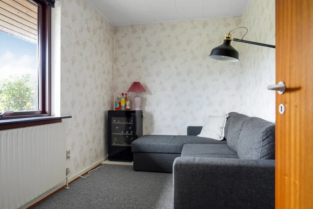 Living Room - Villa with Garden in Rask Mølle