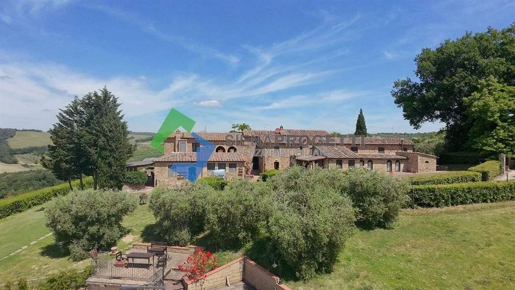 Vista aerea - Rustic Casale with Pool in Casole d'Elsa