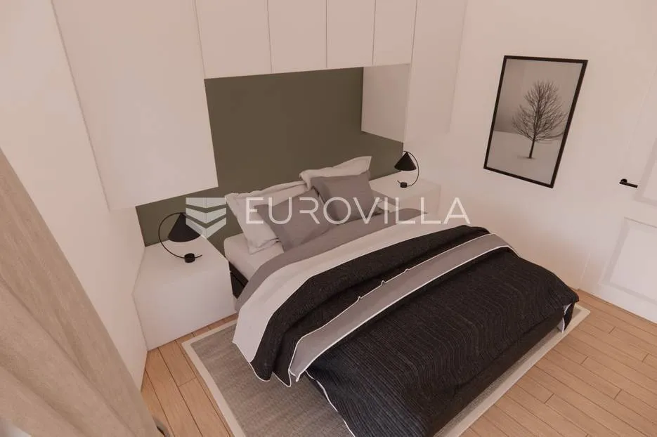 Bedrooms - Two-Bedroom Apartment with Balcony in Omišalj Centre