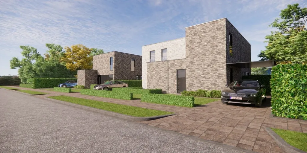 New Build House with Half-Open Design in Opglabbeek