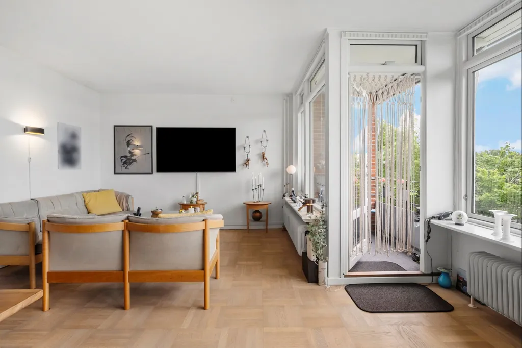 Soggiorno - Central Flats with Balcony in Hillerød