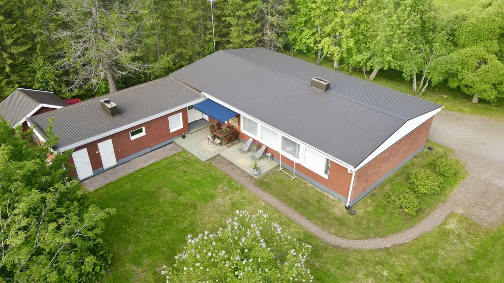 Vue aérienne - Detached House with Garden in Tornio