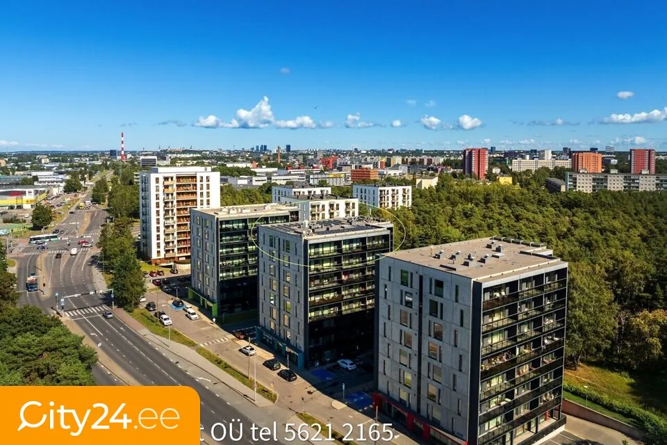 Õhuvaade - Spacious Apartment with Large Balcony near Kadaka Park